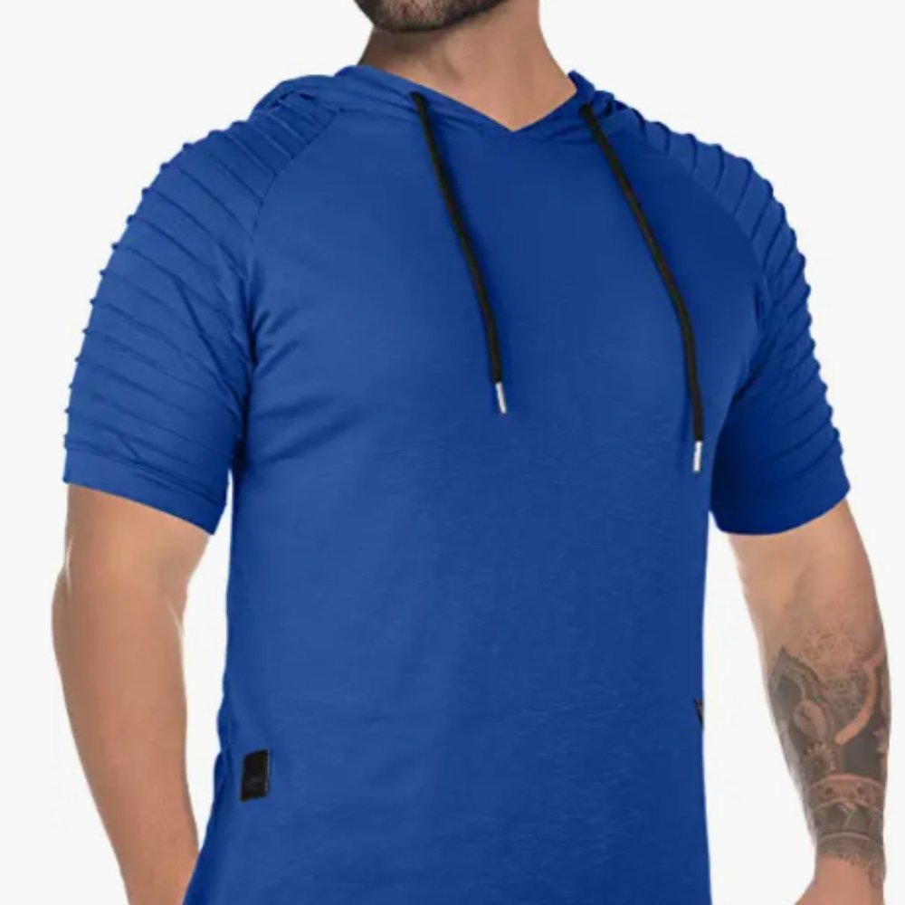 We1Fit Men's Fashion Sports Hoodie, Blue